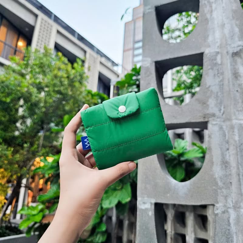 Bubble wallet - Green