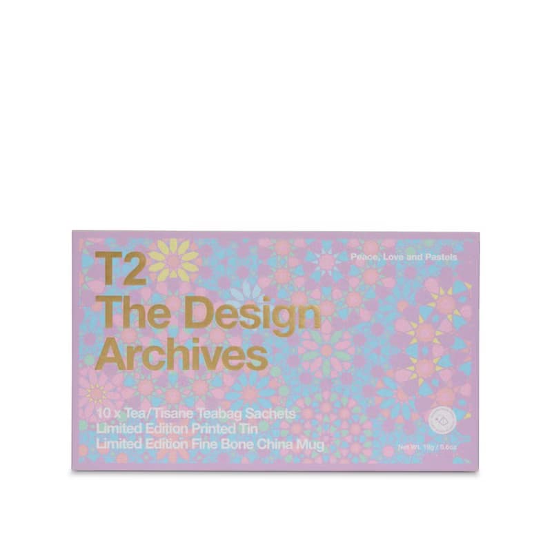 【茶包2倍送】T2設計茶罐禮盒組-和平之愛款