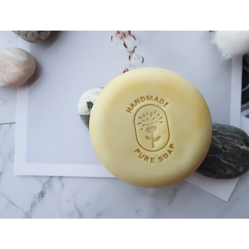 【皂章A49】綻放花 植物皂章 手工皂章訂製 Handmade Soap Stamp