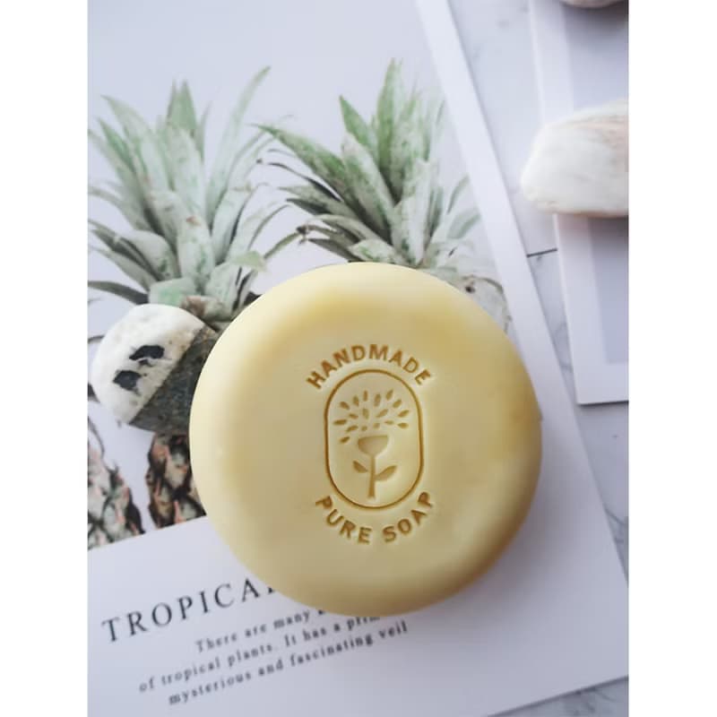 【皂章A49】綻放花 植物皂章 手工皂章訂製 Handmade Soap Stamp
