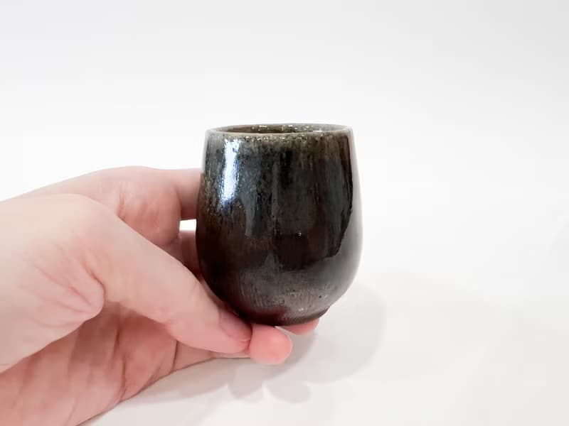 柴燒鬱金香小酒杯/茶杯(1個)