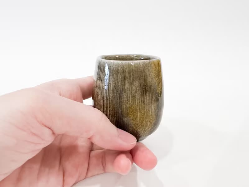 柴燒鬱金香小酒杯/茶杯(1個)