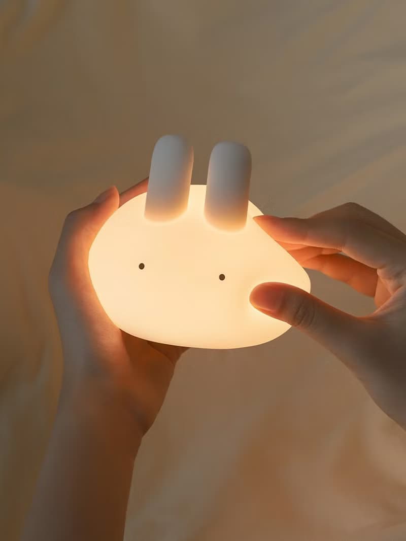 丸子兔伴眠燈 護眼小夜燈 Night Light 軟軟糯糯 拍拍即亮