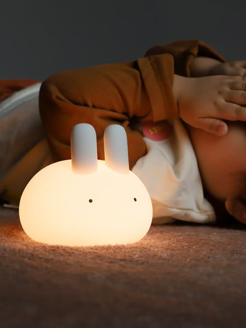 丸子兔伴眠燈 護眼小夜燈 Night Light 軟軟糯糯 拍拍即亮