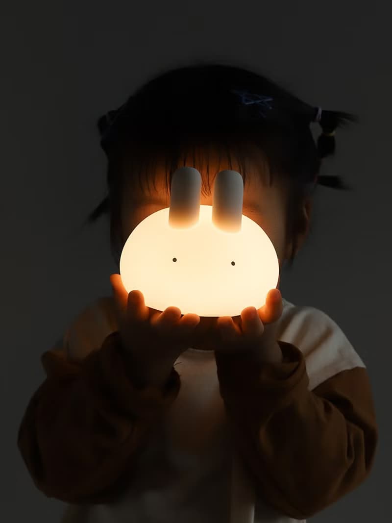 丸子兔伴眠燈 護眼小夜燈 Night Light 軟軟糯糯 拍拍即亮