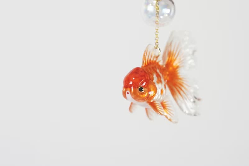 紅白泰獅金魚靈動耳環耳夾 獨立設計 轉運招財創意飾品 交換禮物