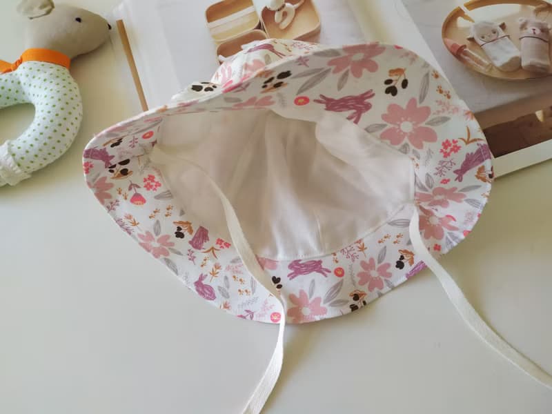【5日內出貨】小丸子嬰兒帽 櫻花兔 嬰兒帽 遮陽帽  彌月禮物