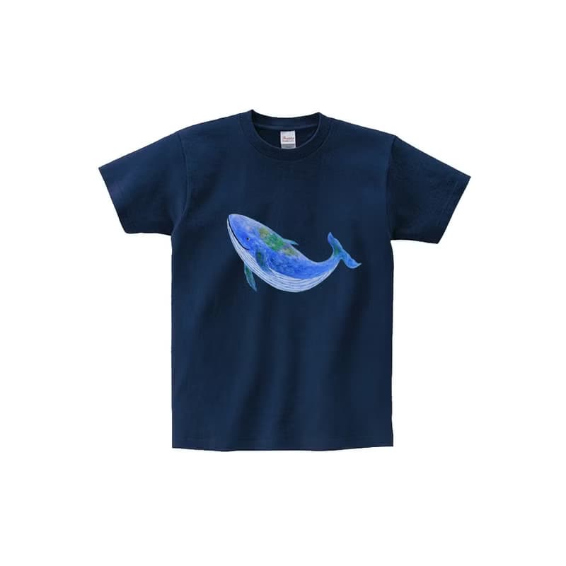 kami純棉中性T恤 | 微笑鯨魚