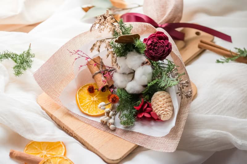 經典 - 聖誕小花束 | 乾燥花束 | 聖誕禮物