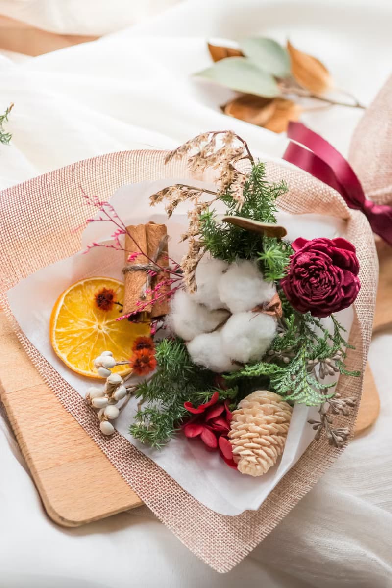 經典 - 聖誕小花束 | 乾燥花束 | 聖誕禮物