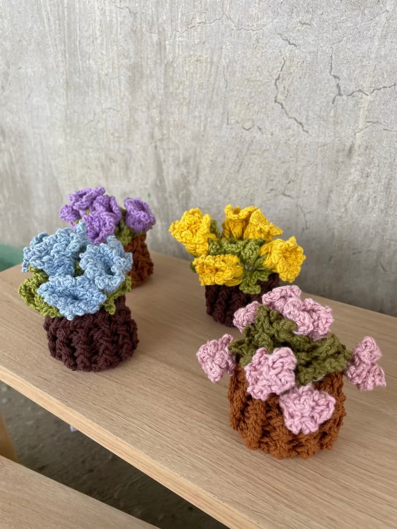 小花杯墊花盆組