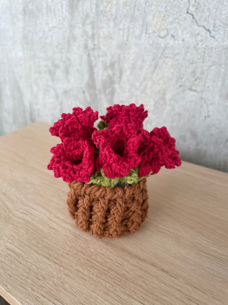 小花杯墊花盆組