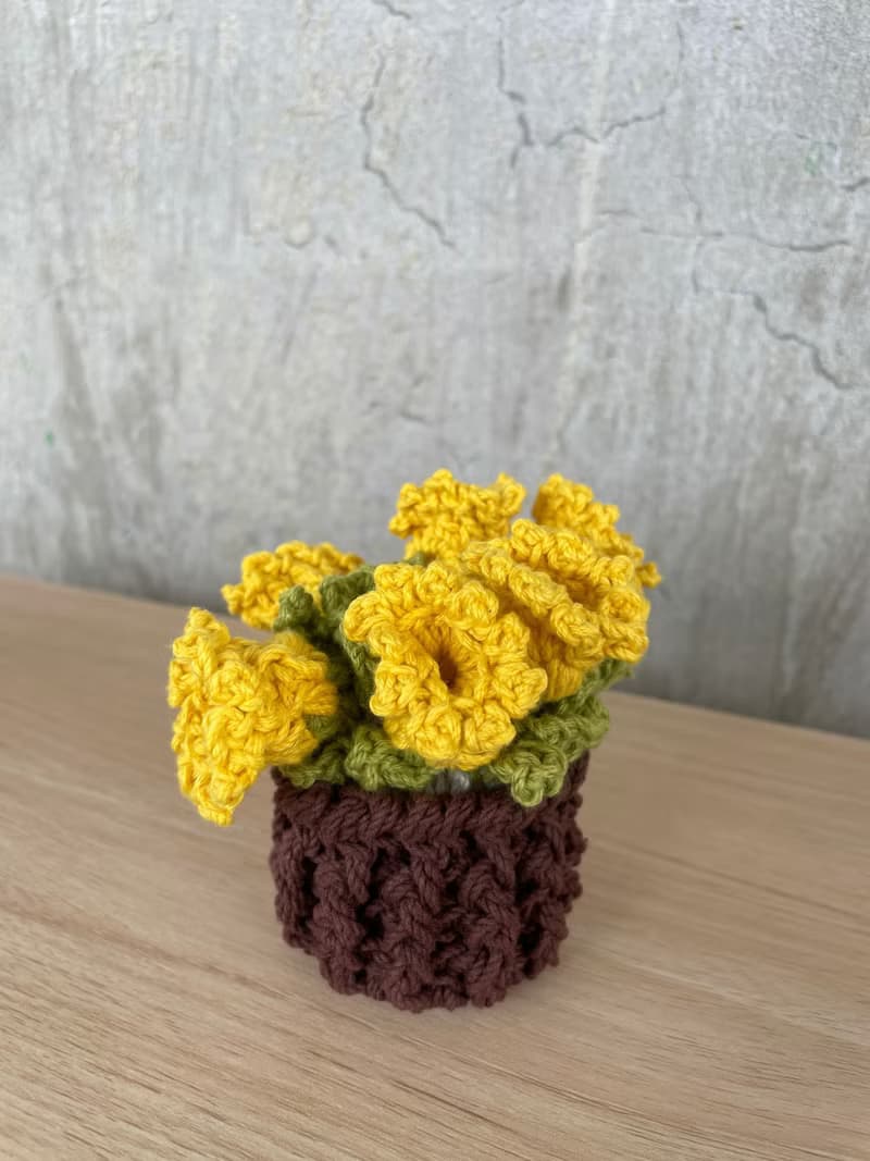 小花杯墊花盆組