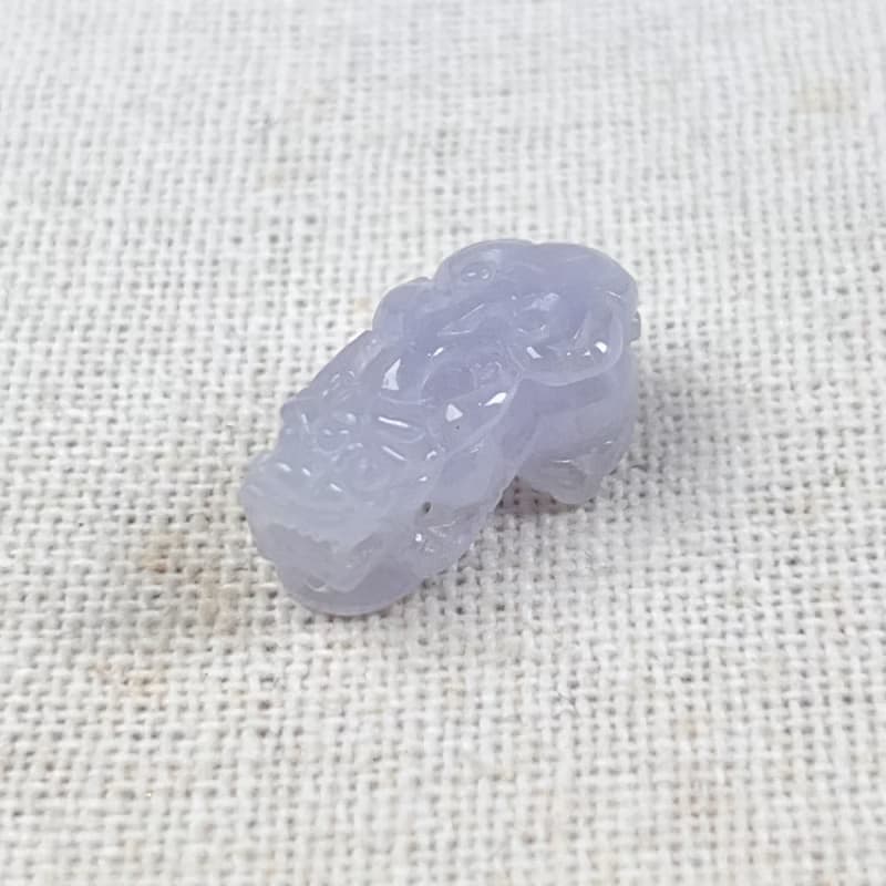 【招財神獸】冰種紫羅蘭翡翠貔貅 | 天然緬甸玉翡翠A貨 | 送禮
