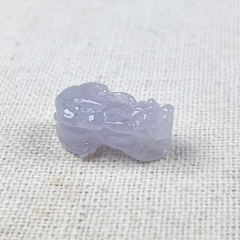 【招財神獸】冰種紫羅蘭翡翠貔貅 | 天然緬甸玉翡翠A貨 | 送禮