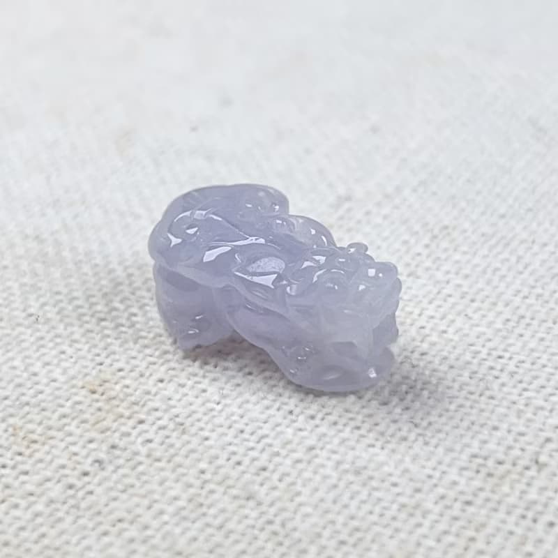 【招財神獸】冰種紫羅蘭翡翠貔貅 | 天然緬甸玉翡翠A貨 | 送禮