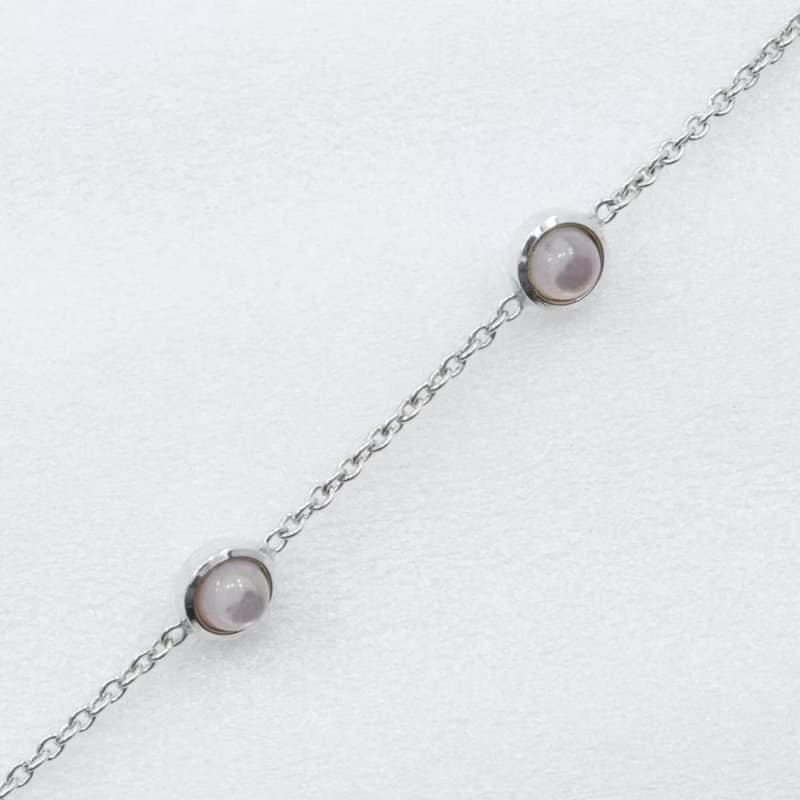 【日本直送】グッチ GUCCI ダブルG ブレスレット シルバー925×マザーオブパール 約6.3g レディース【中古】