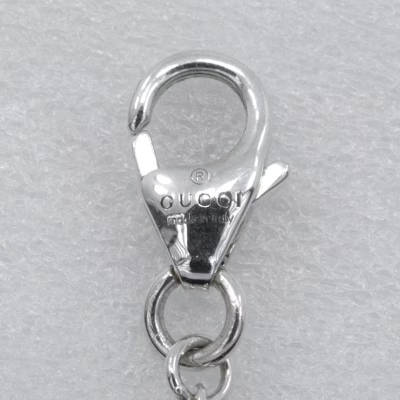 【日本直送】グッチ GUCCI ダブルG ブレスレット シルバー925×マザーオブパール 約6.3g レディース【中古】
