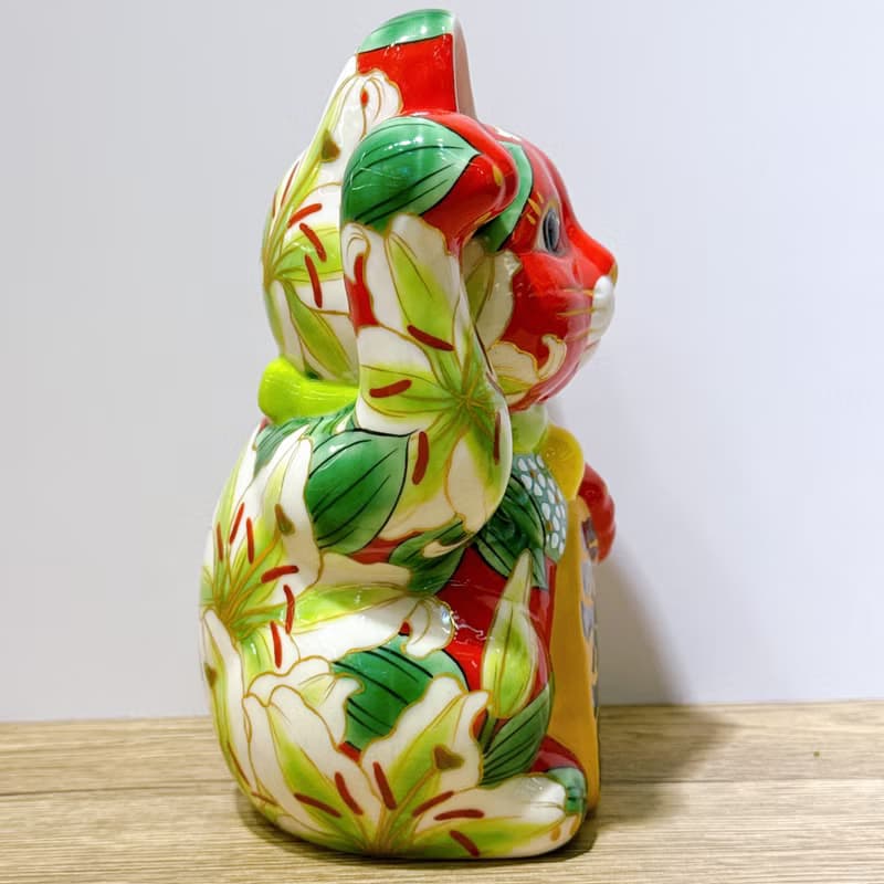 【赤華燦輝】日本清水燒招財貓 | 赤地 - 卡薩布蘭 特大