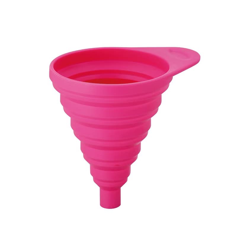 日本【SALUS 佐藤金屬】可折疊矽膠漏斗