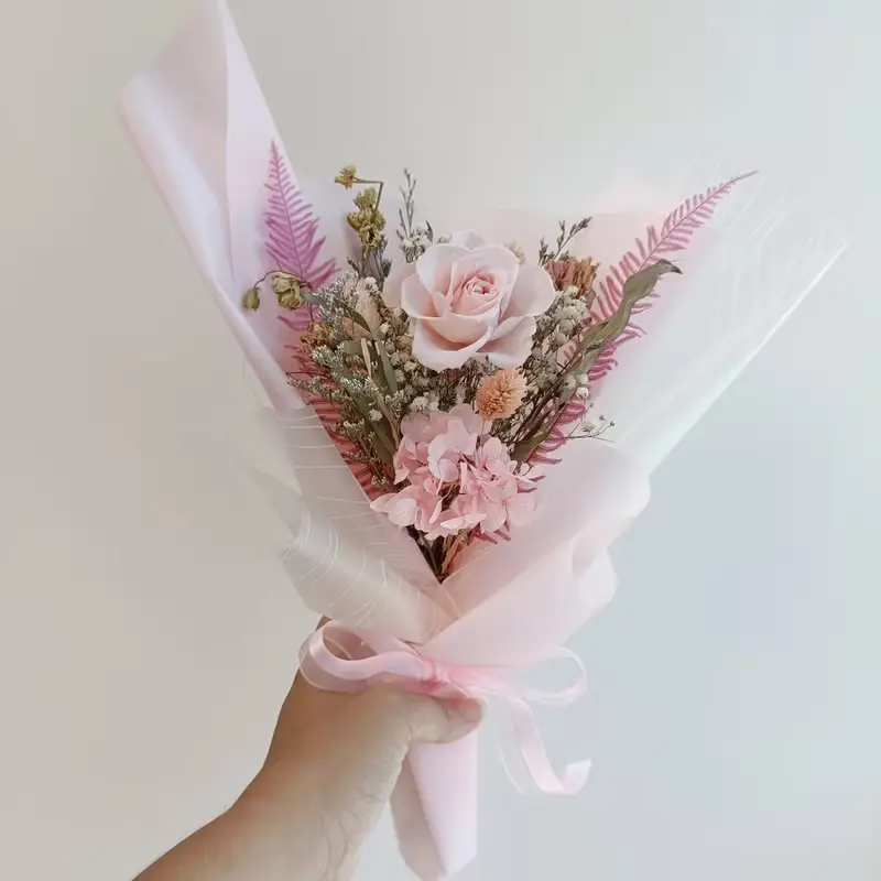 邱比特玫瑰永生乾燥花束 結婚求婚告白捧花生日畢業花束禮物