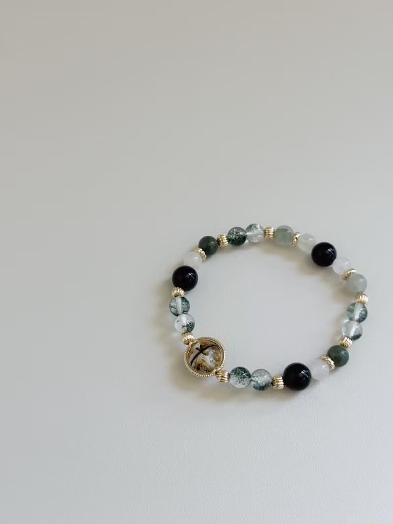 Mimis設計款 森幽 胎毛水晶手鍊