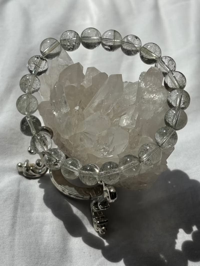 喜馬拉雅 白水晶 透體彩虹 刀刻紋 印記 白水晶簇 手握 今日和你