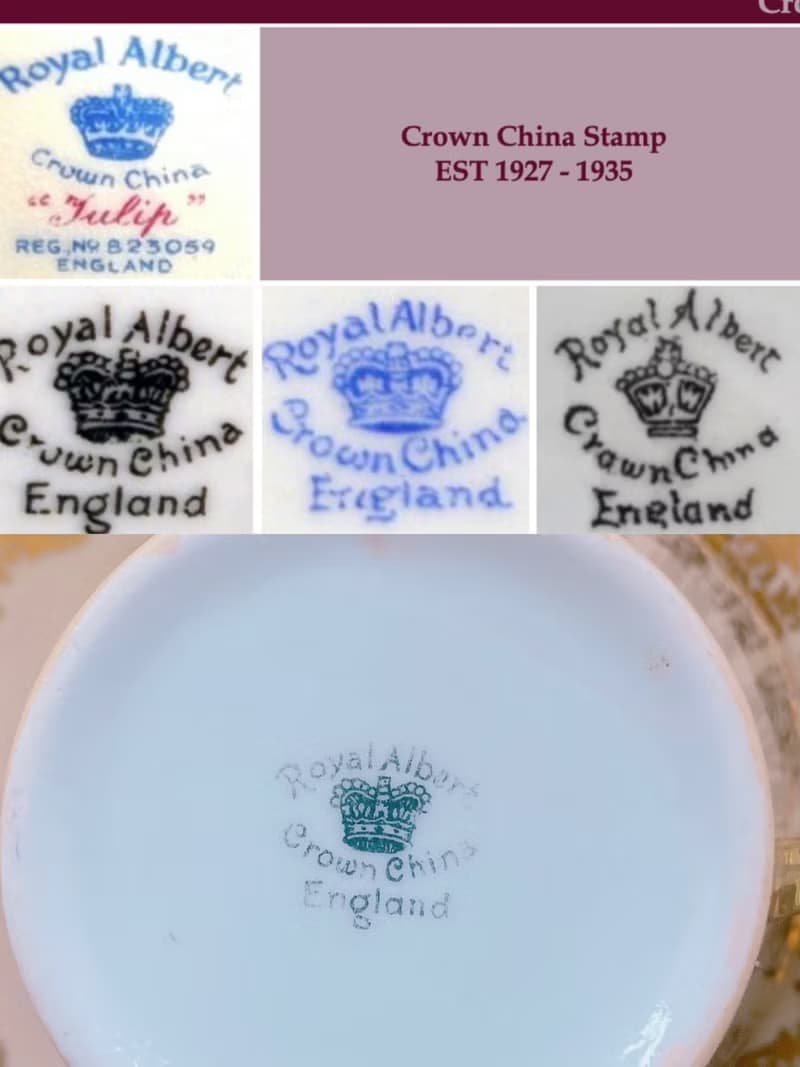 1927 年 Royal Albert 新藝術時期古董杯花茶杯咖啡杯母親節禮物