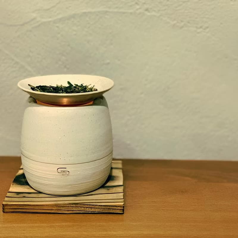 常滑燒茶香爐-茶具組-