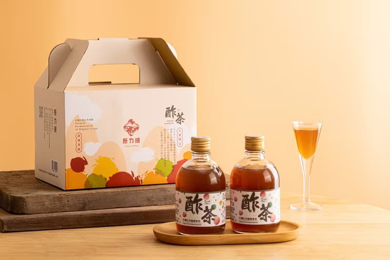 【健康伴手禮】原力釀×連記茶莊 有機紅烏龍康普茶