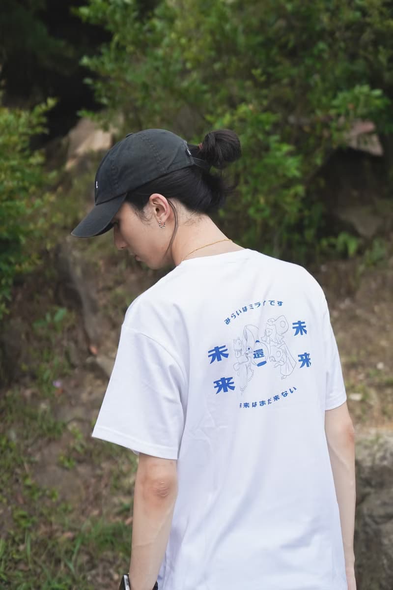祭典貓 未來還未來 - 白 朝氣藍 Tee T-Shirt  【 情人節 生日 】
