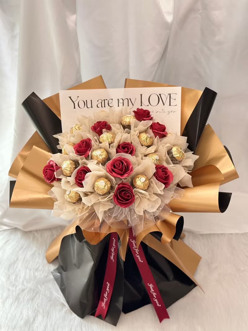 【WS │金莎花束】大花束 情人節花束 求婚花束  金莎花束 七夕