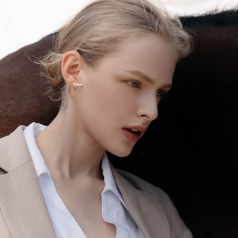 輕巧時尚/ Delphine earcuffs 一對