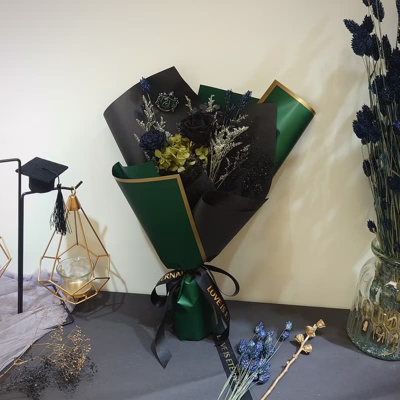 魔法學院系列花束(小) 哈利波特/畢業花束/永生花/ 霍格華茲