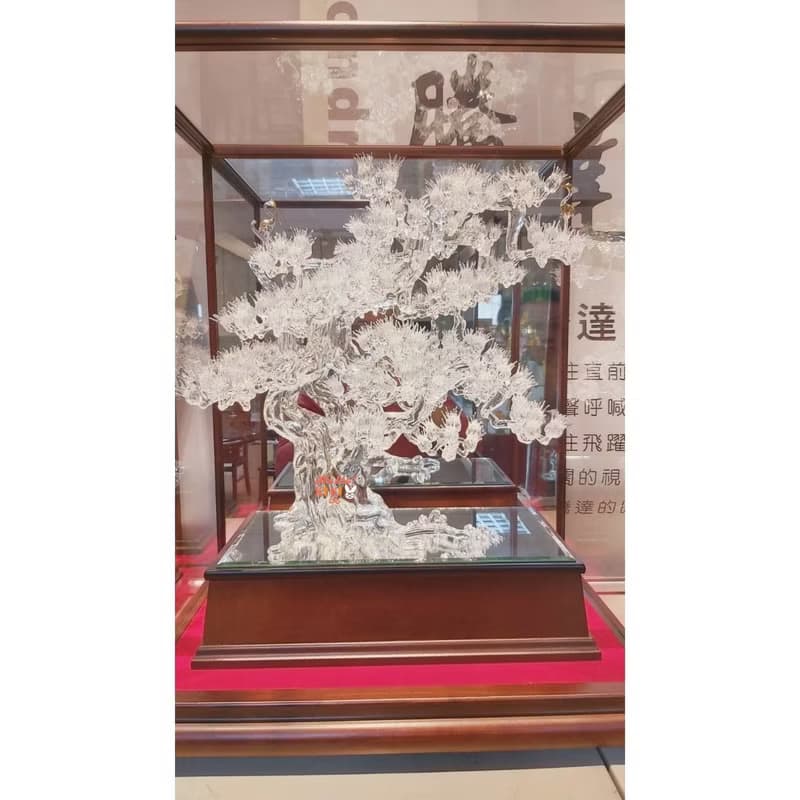 琉璃 松鶴長青 升遷禮物 退休送禮 開幕送禮 謝師禮物 新婚賀禮