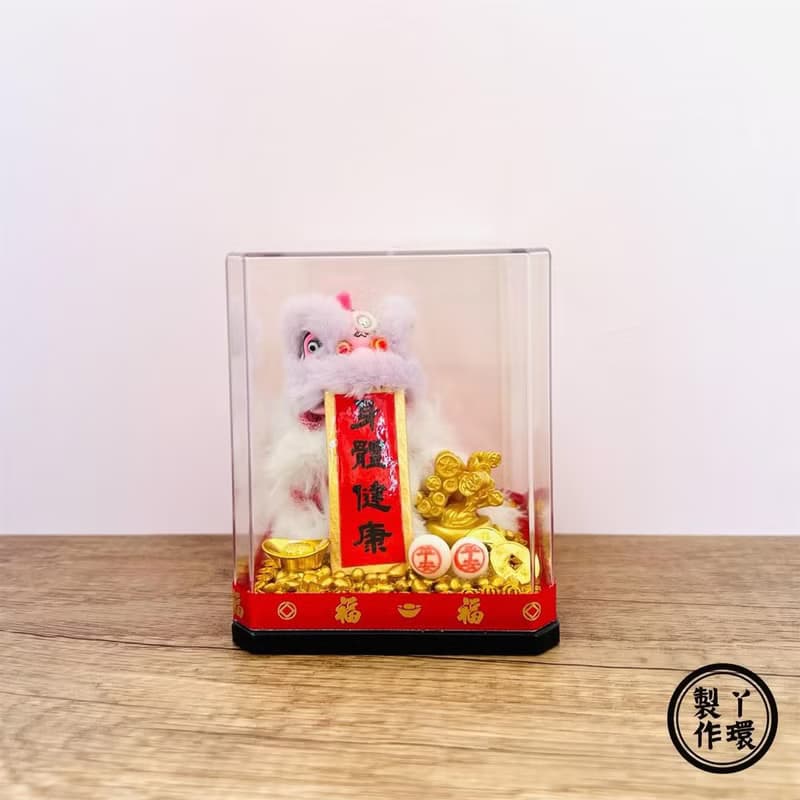 毛毛醒獅擺設