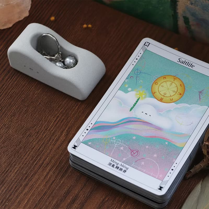 懵懵 金飯丸 I 雲形水泥器皿 含金元寶 辦公室小物 新裝上市