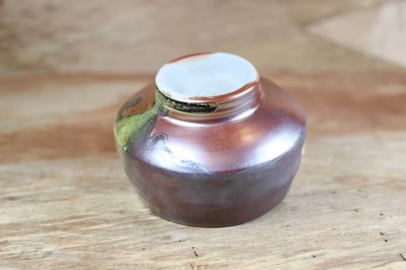 【送禮好物】原礦土塗層 高足茶碗 名家葉敏祥手工作品