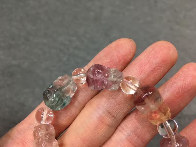 螢石貔貅手錬 - 舒緩緊張情緒 去除負能量