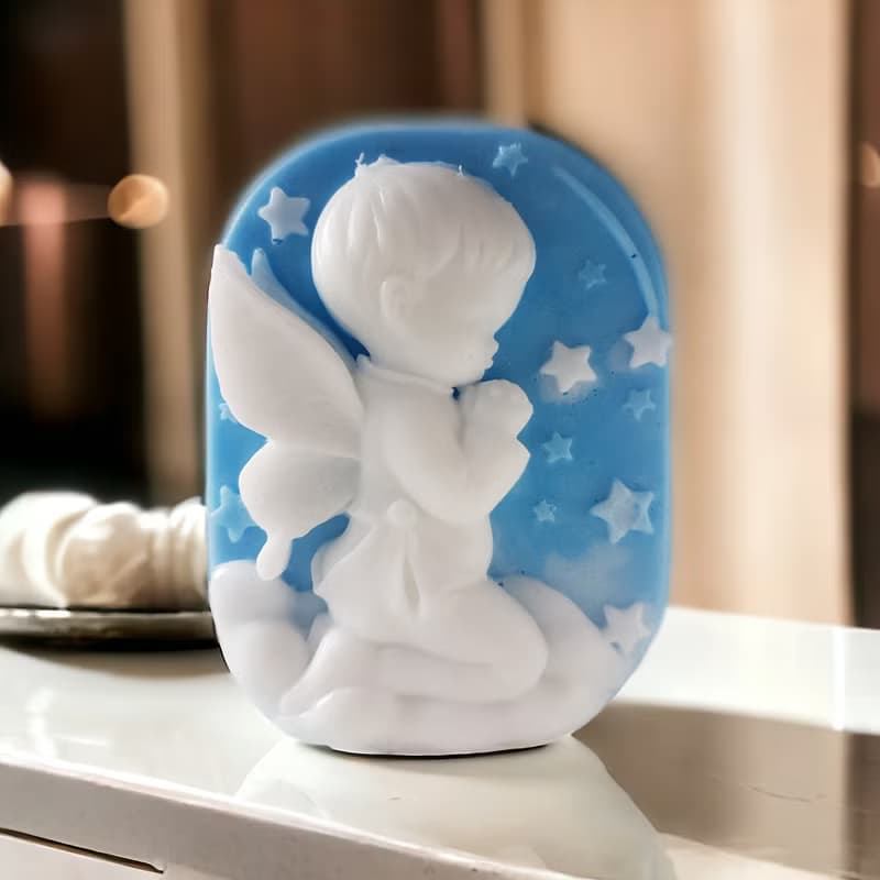 療癒系 祈禱天使Boy 精油香氛手工皂