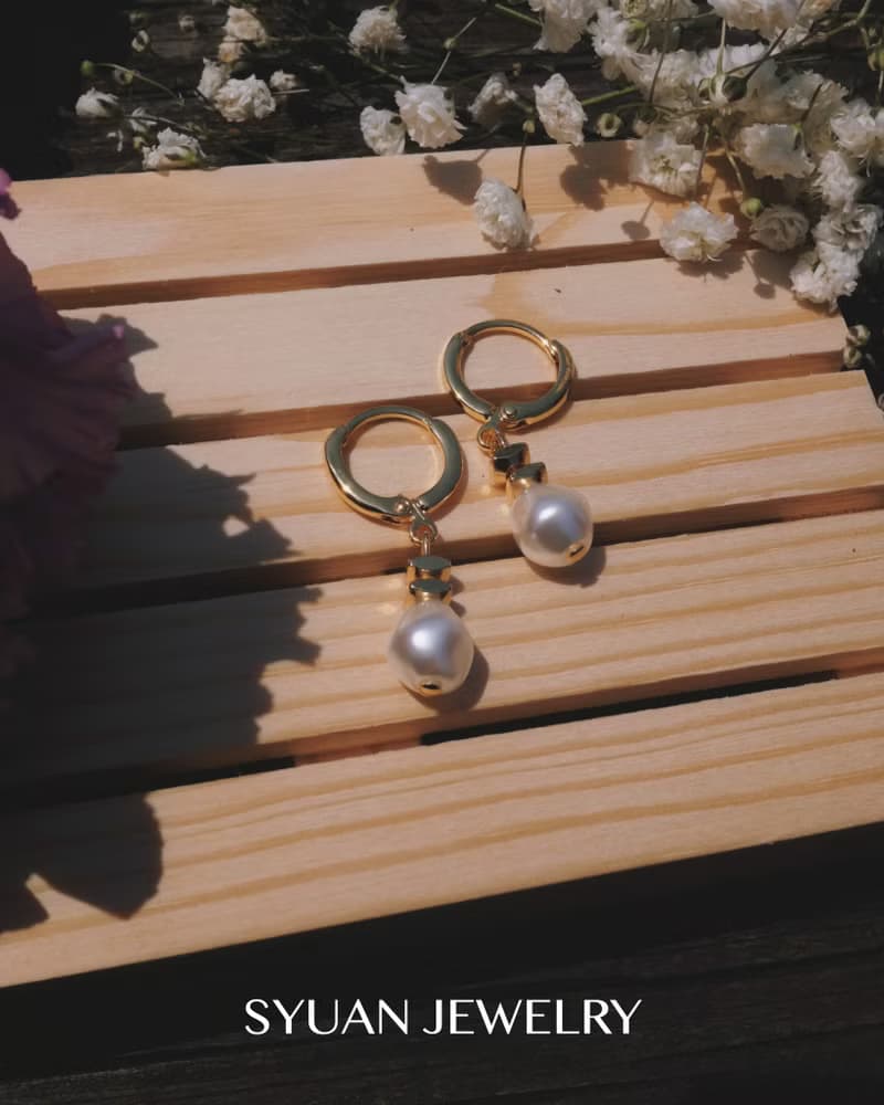 Heartline順著心的節奏 奧地利水晶珍珠耳環生日 禮物情人節