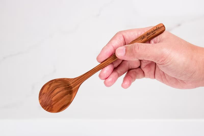 圓頭橄欖木湯匙19公分-單入