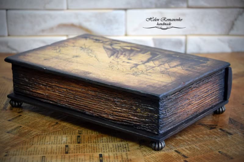 Gift for Him Wooden Jewelry box Personalized Watch storage Time Traveler