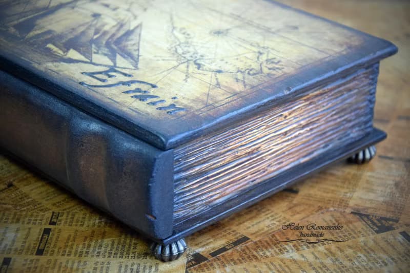 Gift for Him Wooden Jewelry box Personalized Watch storage Time Traveler