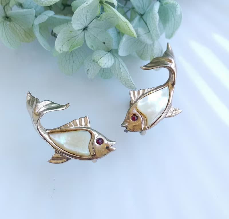 Vintage Jewelry 西洋古董飾品 栓式耳環