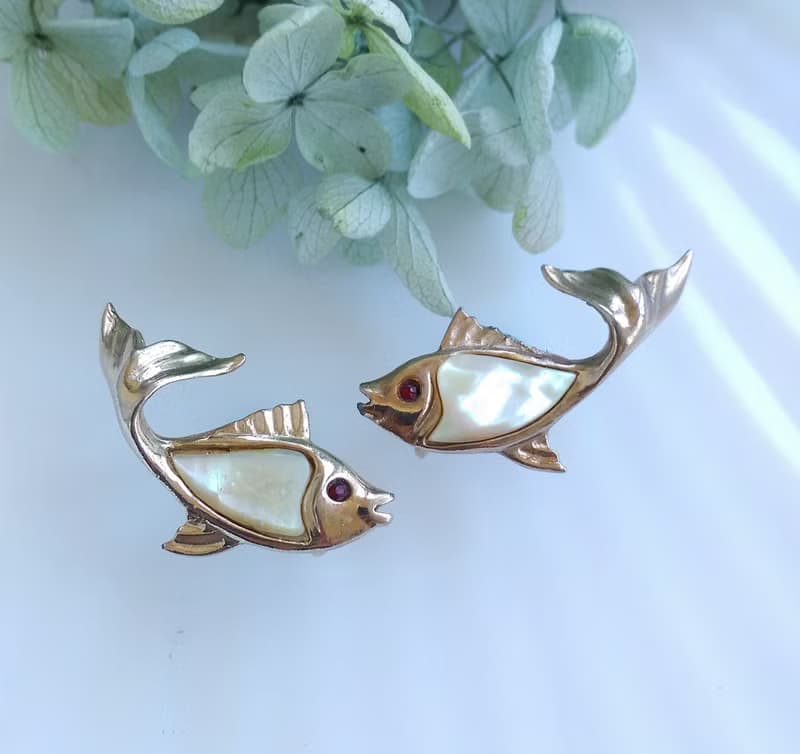 Vintage Jewelry 西洋古董飾品 栓式耳環