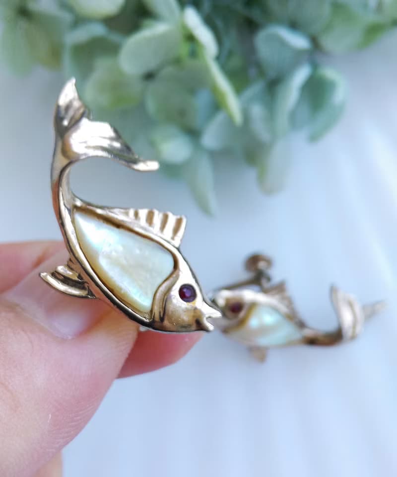 Vintage Jewelry 西洋古董飾品 栓式耳環