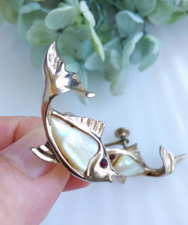 Vintage Jewelry 西洋古董飾品 栓式耳環