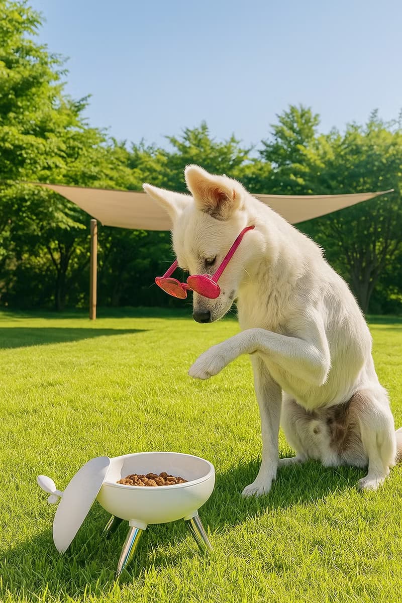 毛寶寶們的西餐般享受。蘋果高腳水碗食物碗 陶瓷碗含蓋