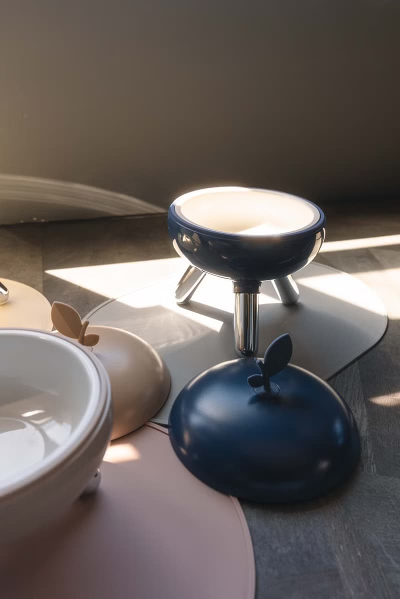 毛寶寶們的西餐般享受。蘋果高腳水碗食物碗 陶瓷碗含蓋